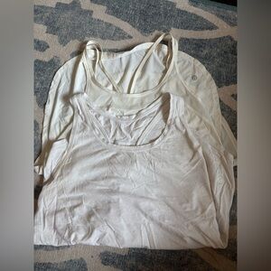 Lululemon White Tank Top Bundle